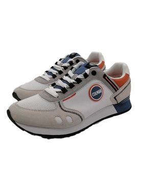 Sneaker WHITE/STEEL BLUE/ORANGE