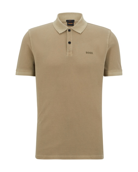 Slim-fit Poloshirt aus Baumwoll-Pique